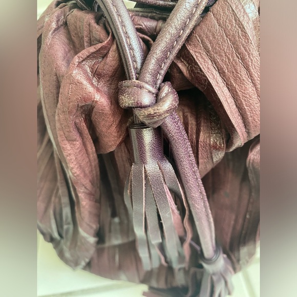 ⭐️HP⭐️Anthropologie|Scrunched Leather Hobo - Picture 5 of 11